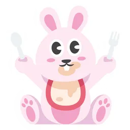 Free Cute Hungry Rabbit  Icon