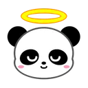 Free Panda Angel Bear Icon