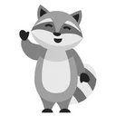 Free Raccoon Animal Fauna Icon