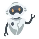 Free Cute Talking Robot  Icon