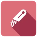 Free Paper Cutter Stationary Icon