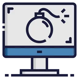 Free Cyber Attack  Icon