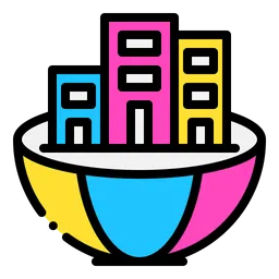 Free Cyber building  Icon