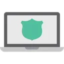 Free Cybersicherheit IT Sicherheit Laptop Sicherheit Icon