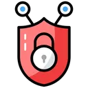 Free Cyber Security Encryption Network Protection Icon