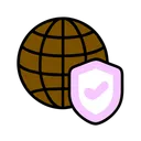 Free Cybersecurity Protection Tech Icon