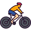 Free Cyclist  Icon