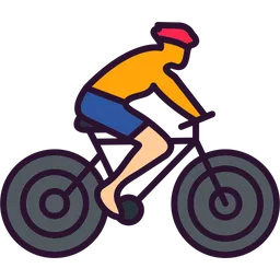 Free Cyclist  Icon