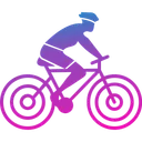 Free Cyclist  Icon