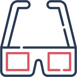 Free D glasses  Icon