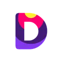 Free D Cube Alphabet Icon