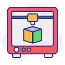 Free D Printer Printer Conveyor Icon