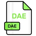Free Dae File Doc Icon