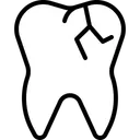 Free Damage Teeth Teeth Damage Broken Teeth Icon