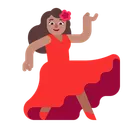 Free Dancing Flat Medium Icon