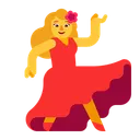 Free Dancing Flat Default Icon