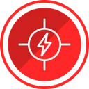 Free Danger Electricity Risk Icon