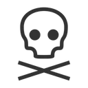 Free Danger Death Skull Icon