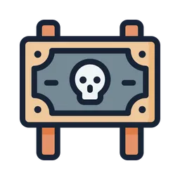 Free Danger Board  Icon