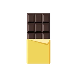 Free Dark Chocolate Bar  Icon