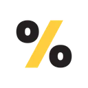 Free Darlehensprozentsatz  Symbol