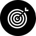 Free Dart Target Focus Icon