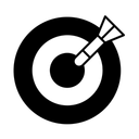 Free Dartscheibe  Symbol