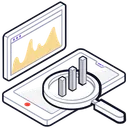 Free Statistics Data Analysis Data Monitoring Icon