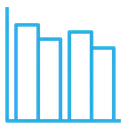 Free Column Chart Bar Chart Bar Graph Icon