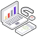 Free Data Analytics Data Infographic Business Statistics Icon