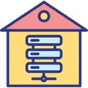 Free Data Center Data Storage Data Warehouse Icon