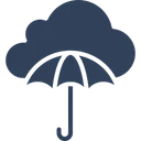 Free Cloud Computing Cloud Network Umbrella Icon