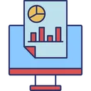 Free Data Reporting Data Analytics Data Visualization Icon