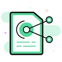 Free Data Share Social Media File Share Icon