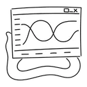 Free Data Statistics  Icon