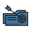 Free Data Target Focus Folder Icon
