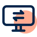 Free Transfer Cloud Computer Icon