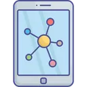 Free Data Visualization Mobile Graph Mobile Interface Icon
