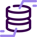 Free Database Storage Analysis Icon