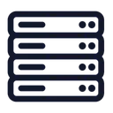 Free Database Server Storage Icon