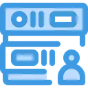 Free Profile Database Network Icon