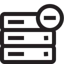 Free Database Server Rack Icon