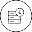 Free Database Server Rack Icon