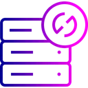 Free Database Server Rack Icon