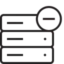 Free Database Server Rack Icon