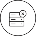 Free Database Server Rack Icon