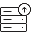 Free Database Server Rack Icon