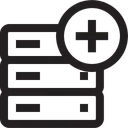 Free Database Server Rack Icon