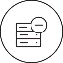 Free Database Server Rack Icon