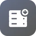 Free Database Server Rack Icon